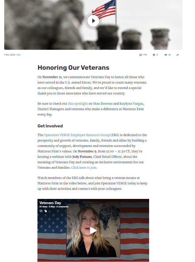 Veterans screenshot